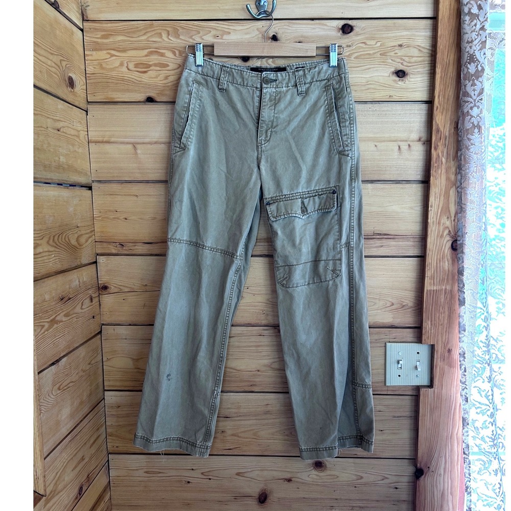 Vintage Cargo Pants Boys Size 16 Khaki Utility Gorpcore Streetwear  Military Uni